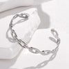 Exaggerated High-grade Non-fading Adjustable Stainless Steel Bracelet For Women