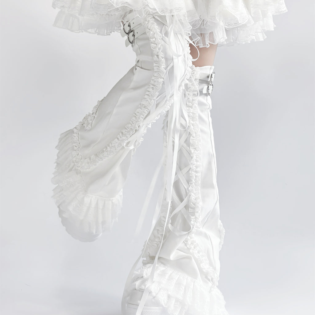 Below The Knee Slimming Lace Versatile Long Leg Socks