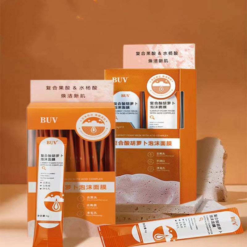 Complex Carotene Foam Mask For Deep Cleansing