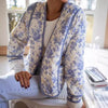 Loose Printed Thin Cotton Coat Jacket