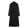 Women's Blend With Belt Long Overcoat Outerwear