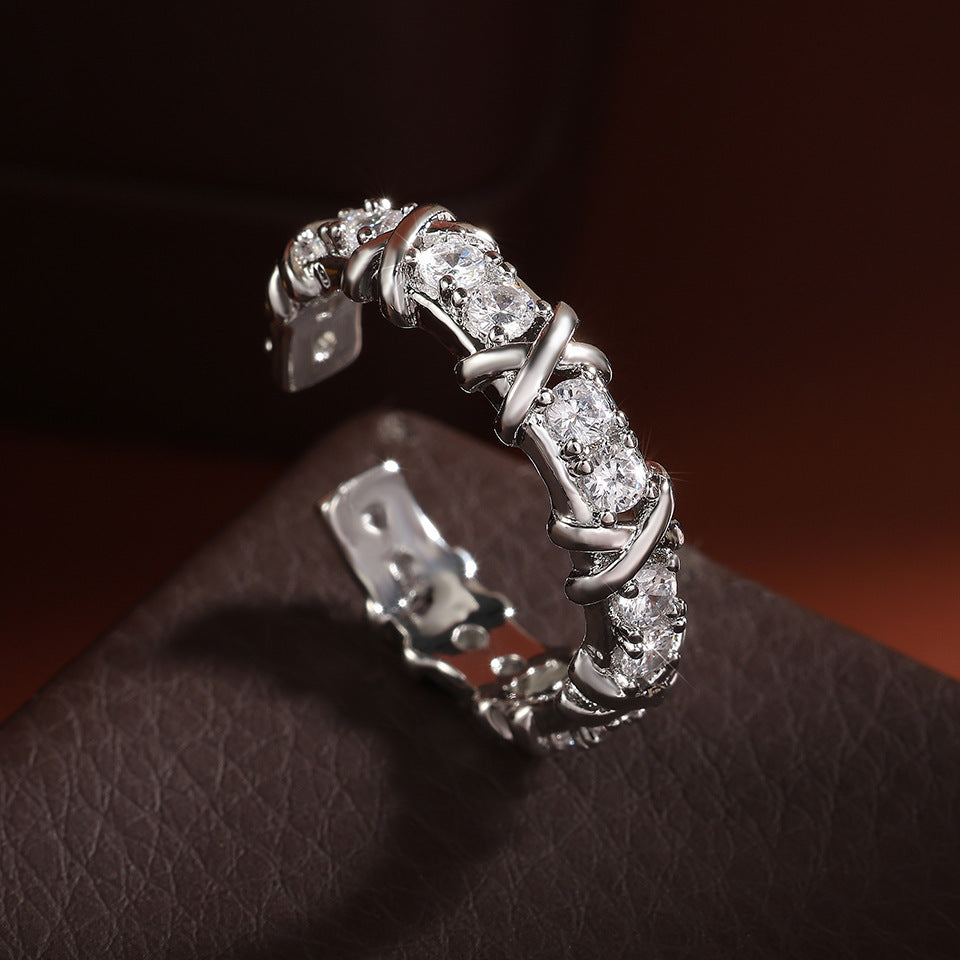 سوار عصري مرصع بالزركون للرجال والنساء