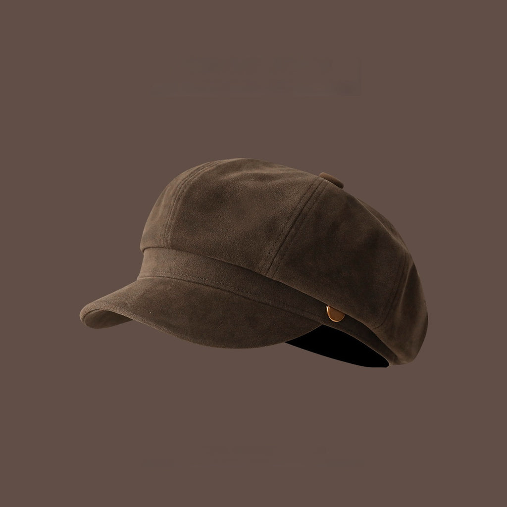 Brown Beret Women's Retro Elegant Hat