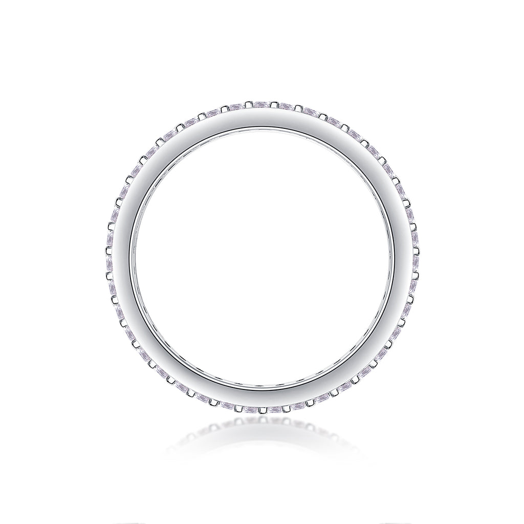 Star Secret - A Wedding Ring Set With Top-quality Moissanite S925 Silver And Platinum-plated Diamond Can Be Tested With A Diamond Pen