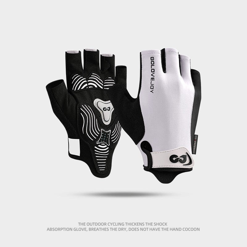 Cycling Gloves Half Finger Outdoor Mountain Bike Shock Absorption Non-slip Breathable
