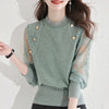 Hollow Out Sweater Short Design Sense Niche Top
