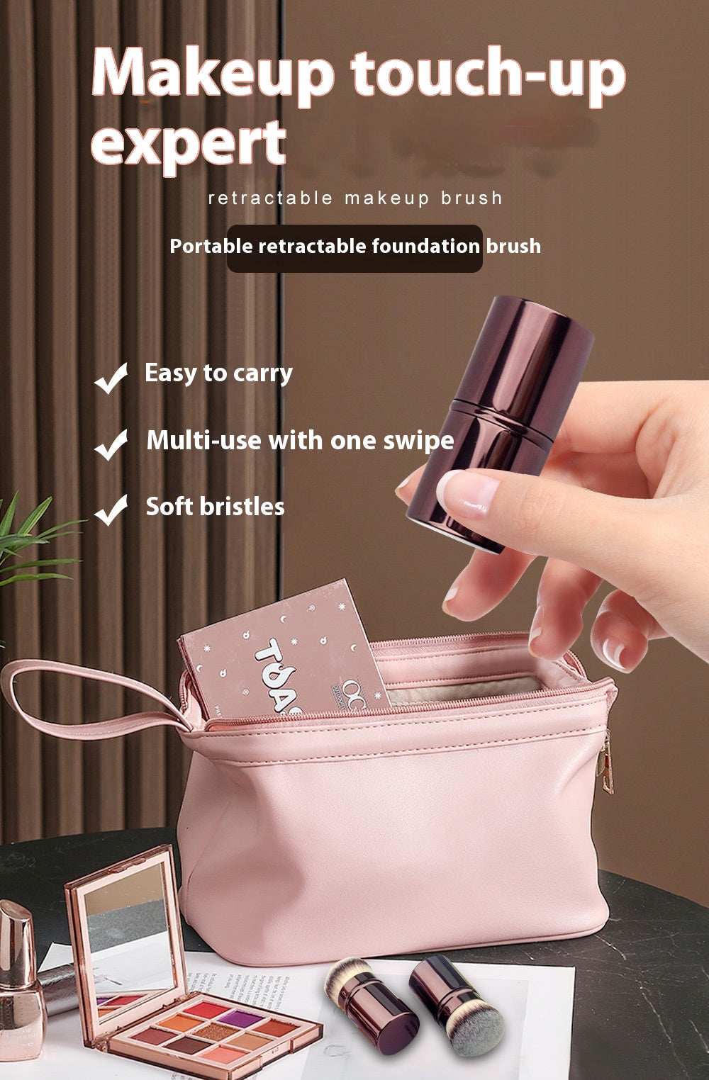 No Trace Do Not Eat Foundation Makeup Brush