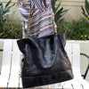 Special Design Large Capacity Black Diamond Chain Shoulder Handbag