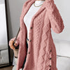 Women's Winter Long Hooded Cardigan Coat