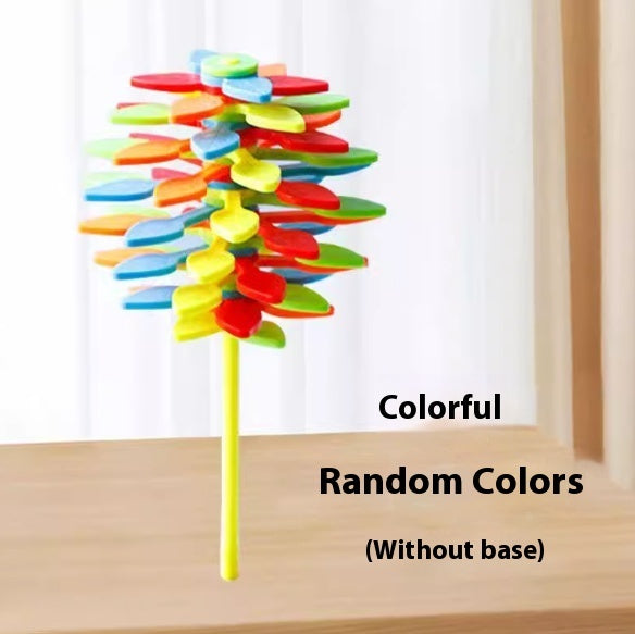 Solid Wooden Rotating Lollipop Fischer Series Creative Ornaments Decompression Toys Decompression Artifact Gyro