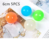 Luminous Sticky Ball Toys Sticky Wall Home Party Games Glow In The Dark Novelty Toys Decompression Squeeze Toy