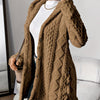 Women's Winter Long Hooded Cardigan Coat