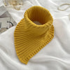 Knitting Bandana Versatile Pure Color Warm Keeping Neck Protector