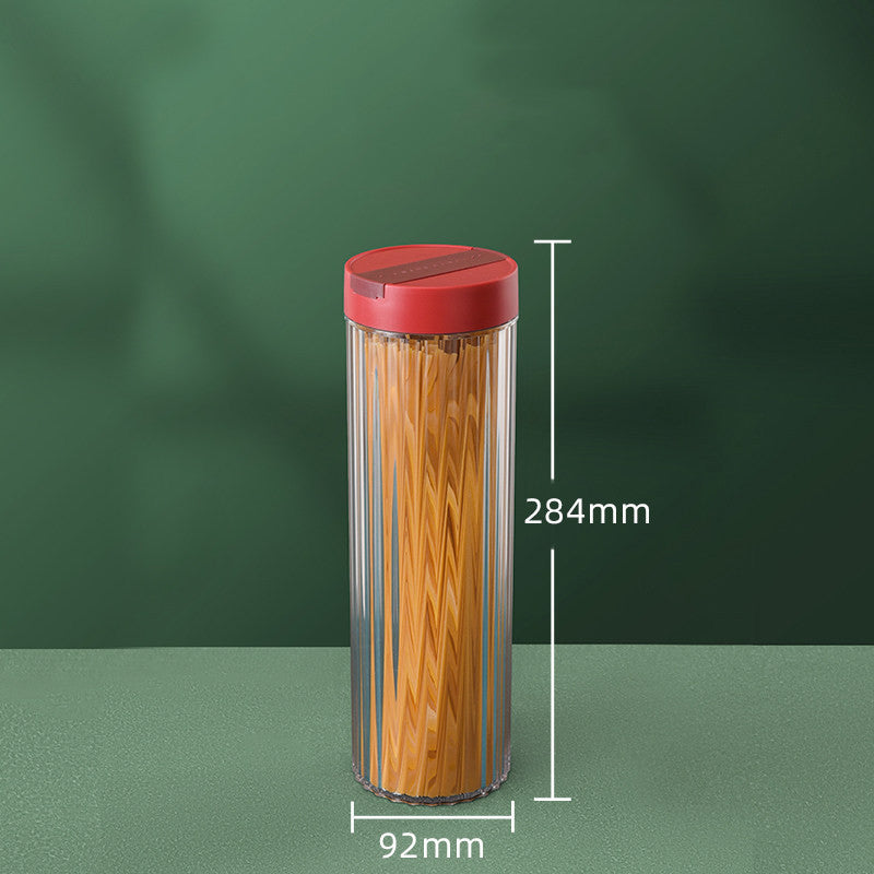برطمان محكم الإغلاق لتخزين معكرونة المطبخ، مصنوع من مواد غذائية آمنة للاستخدام مع الطعام