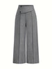 Slimming And Wide Leg Casual Pants For Women