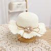 Women's Cute Flowers Sun-proof Sun Hat Straw Hat Bag