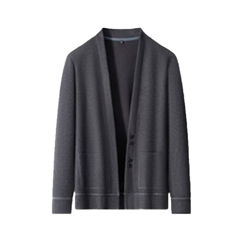 Polyester Autumn Men's Knitted Sweater