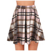 Plaid Bag Hip Vintage Skirt Women