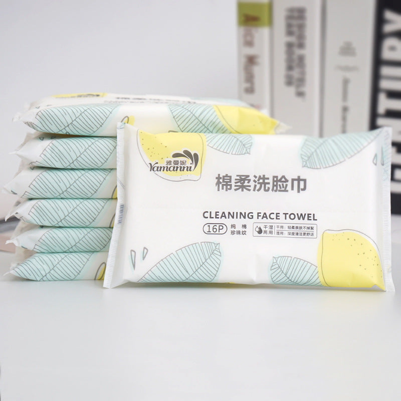 Pure Cotton Disposable Face Cloth Portable Removable Cotton Pads Paper