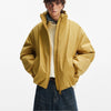 Stand Collar Cotton-padded Jacket Winter American Retro Warm Coat