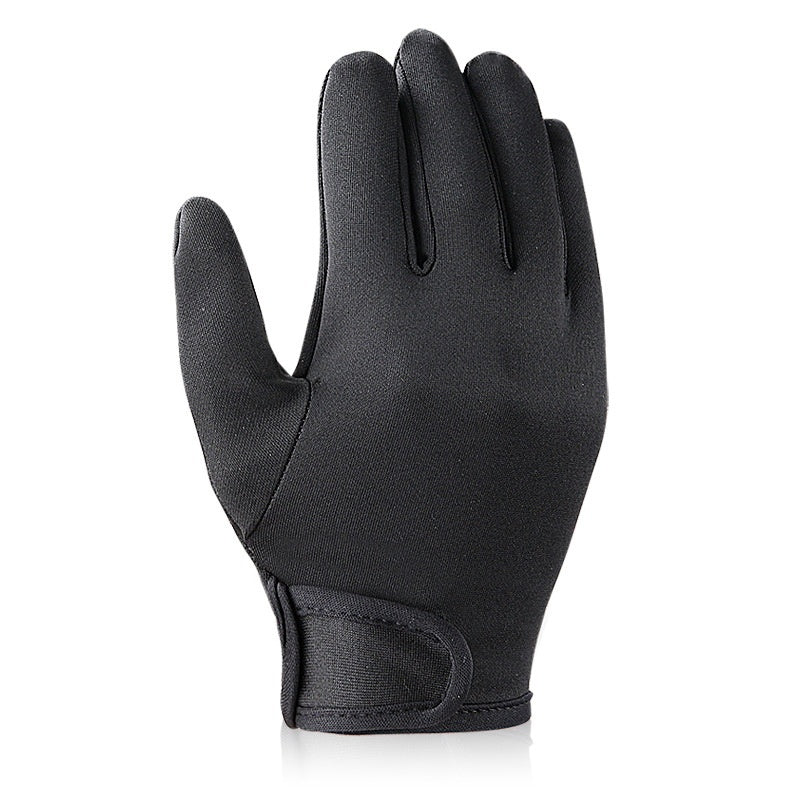 Five-finger Thick Lace-up Hair Gloves Heat Insulation