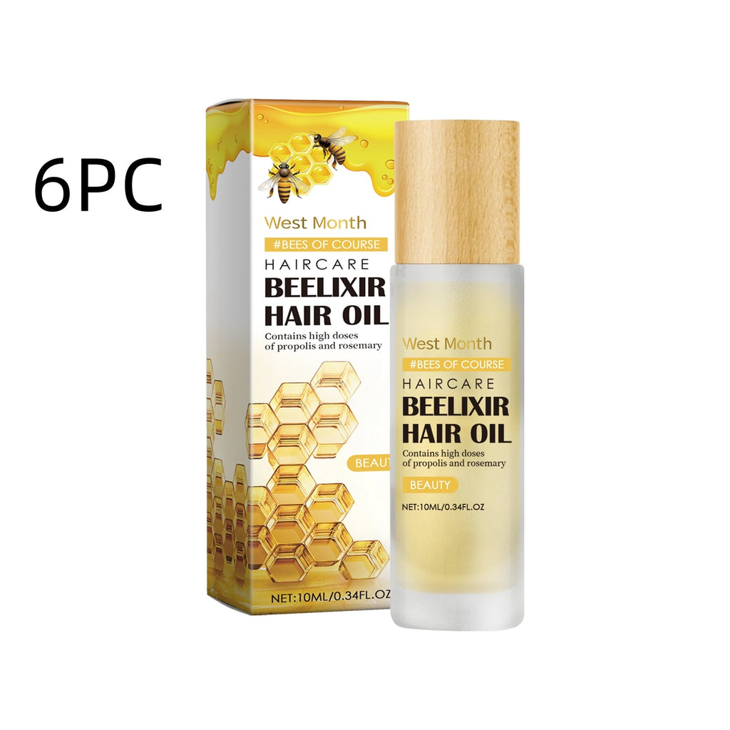 زيت العناية بالشعر بالعسل وإكليل الجبل