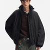 Stand Collar Cotton-padded Jacket Winter American Retro Warm Coat