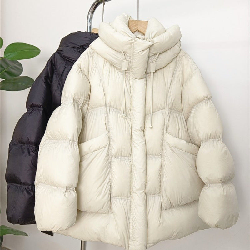 Women's Mid-length Thickened Ultra-light Cloud-like Coat