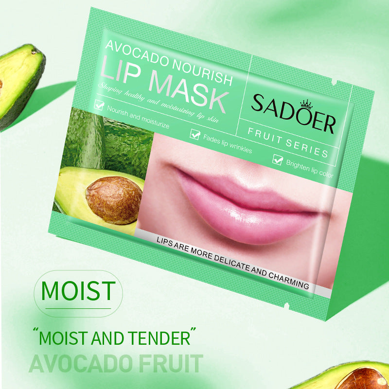 Full English Lip Mask SADOER Avocado Fruit Series Lip Mask