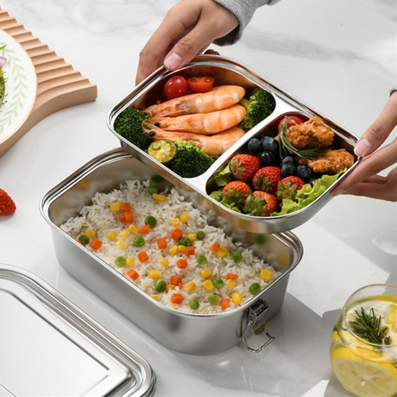 304 Thickened Stainless Steel Lunch Box Compartment Seal