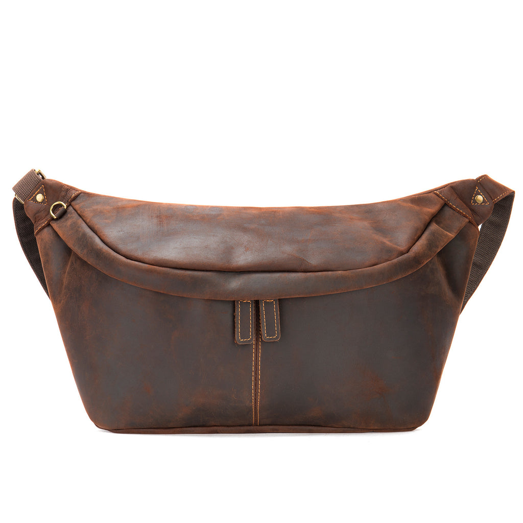 Men's Messenger Bag Sports Leather Outdoor