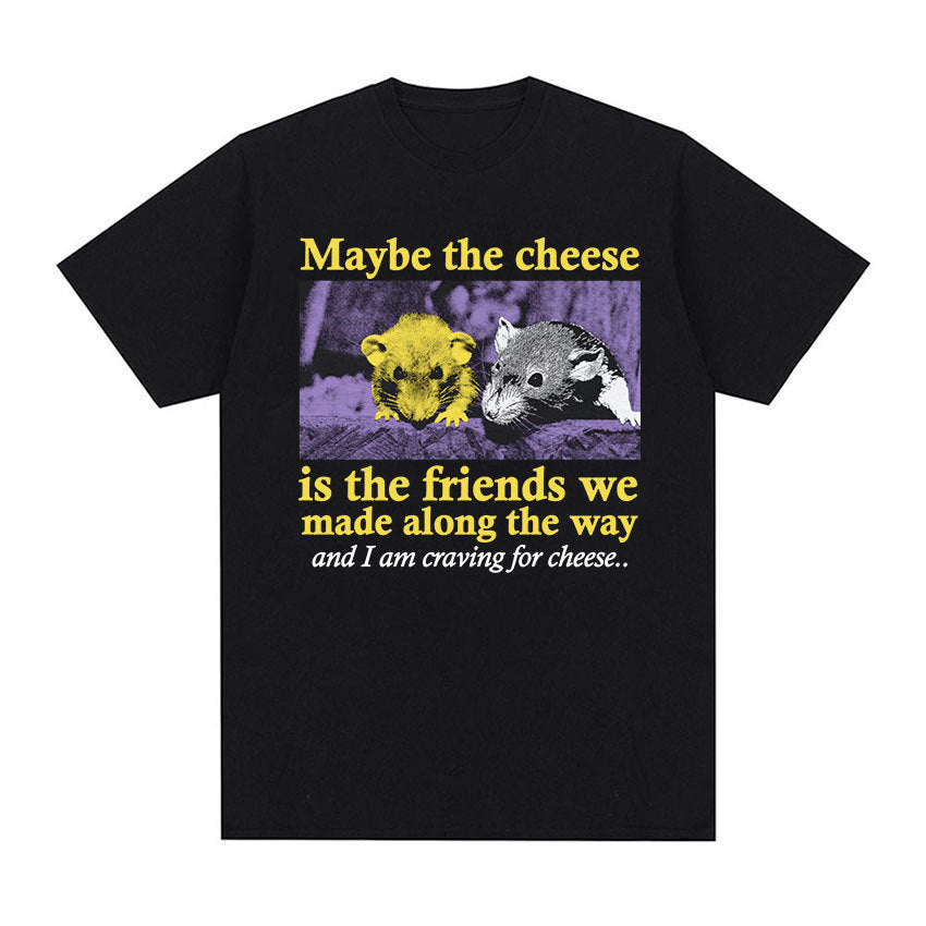 Men's Casual Loose Printed Short Sleeved Shirt