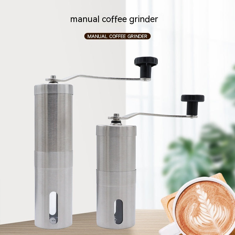 Coffee Machine Hand-cranked Household Coffee Bean Grinder Stainless Steel Small Manual Pulverizer