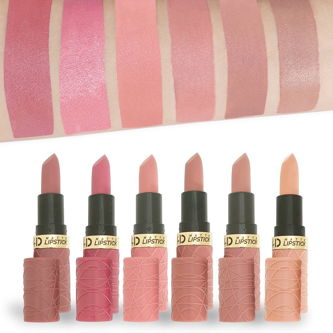 6 - pack Matte Finish Lipstick Lasting - Eshtree