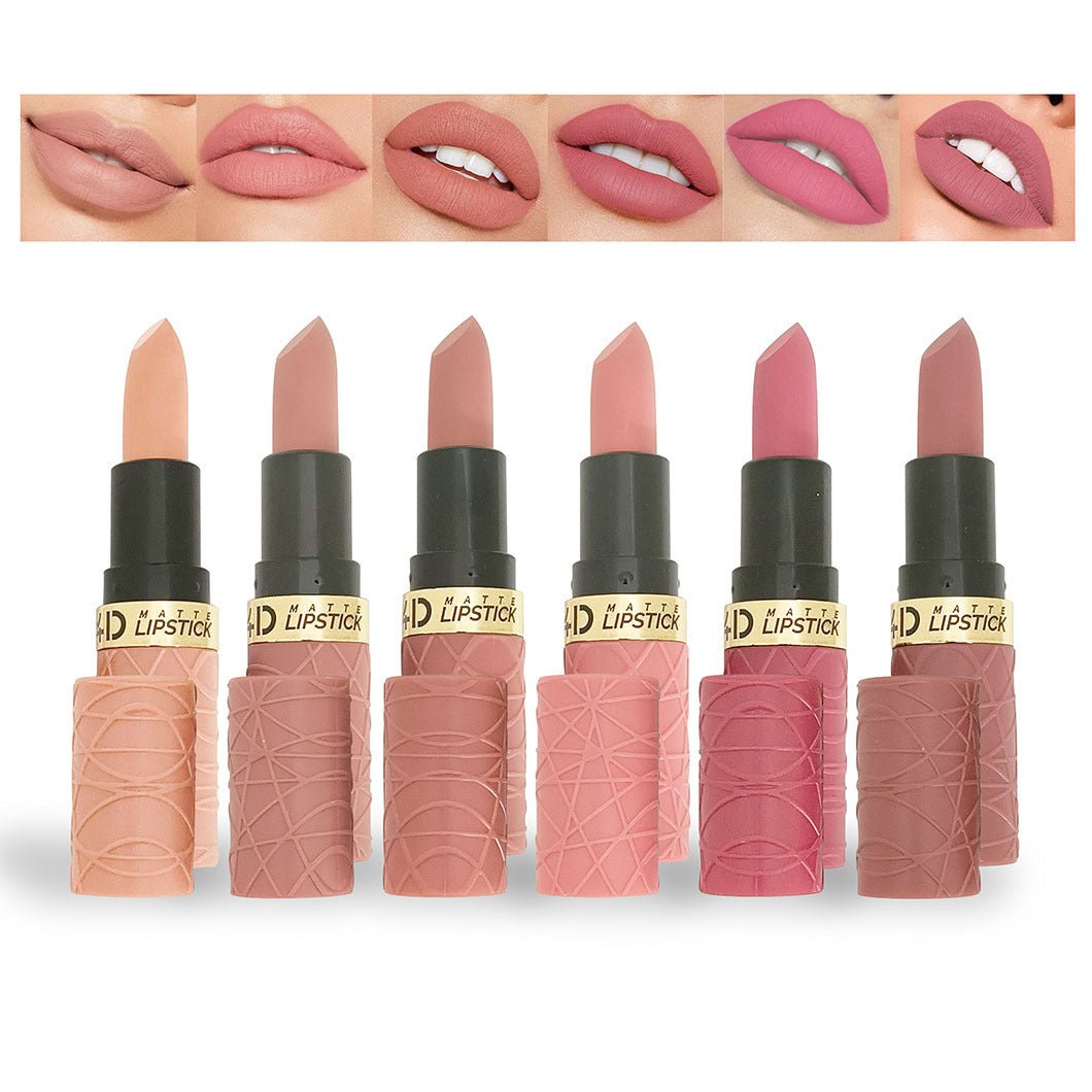 6 - pack Matte Finish Lipstick Lasting - Eshtree