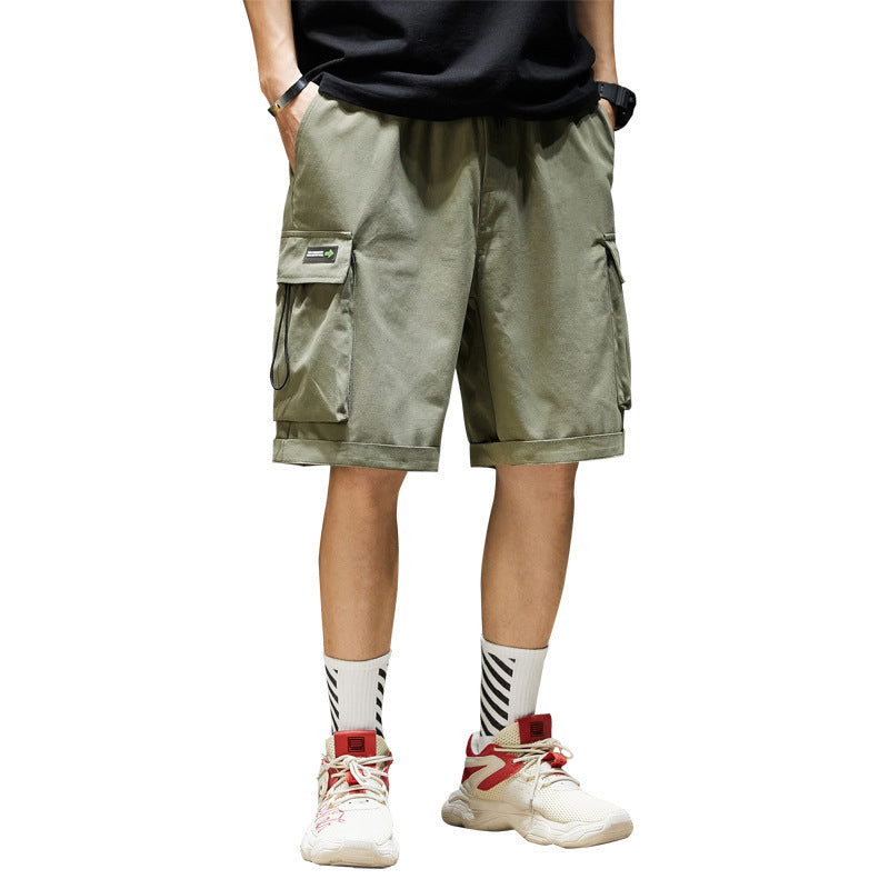 Trendy Loose Casual Handsome Boys Sports Five-quarter Pants