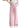 Casual Tall Sweatpants Idle Style White Wide Leg Pants