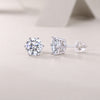 Quiet Moments - Earrings Set With Top-quality Moissanite S925 Silver And Platinum-plated Stud Earrings, A Fashionable And Trendy Accessory, Can Be Tested With A Diamond Pen