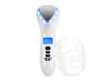 Red And Blue Hot And Cold Hammer Beauty Equipment Facial Vibration
