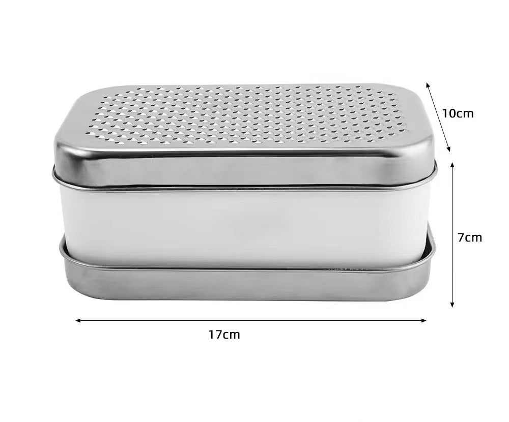 Double-sided Grater Oval Cheese Planer Rectangular Grater Cheese Grater Chopper Ginger Shredder Knife