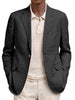 Men's Long-Sleeve Business-Casual Suit With Lapel And Mock Pockets