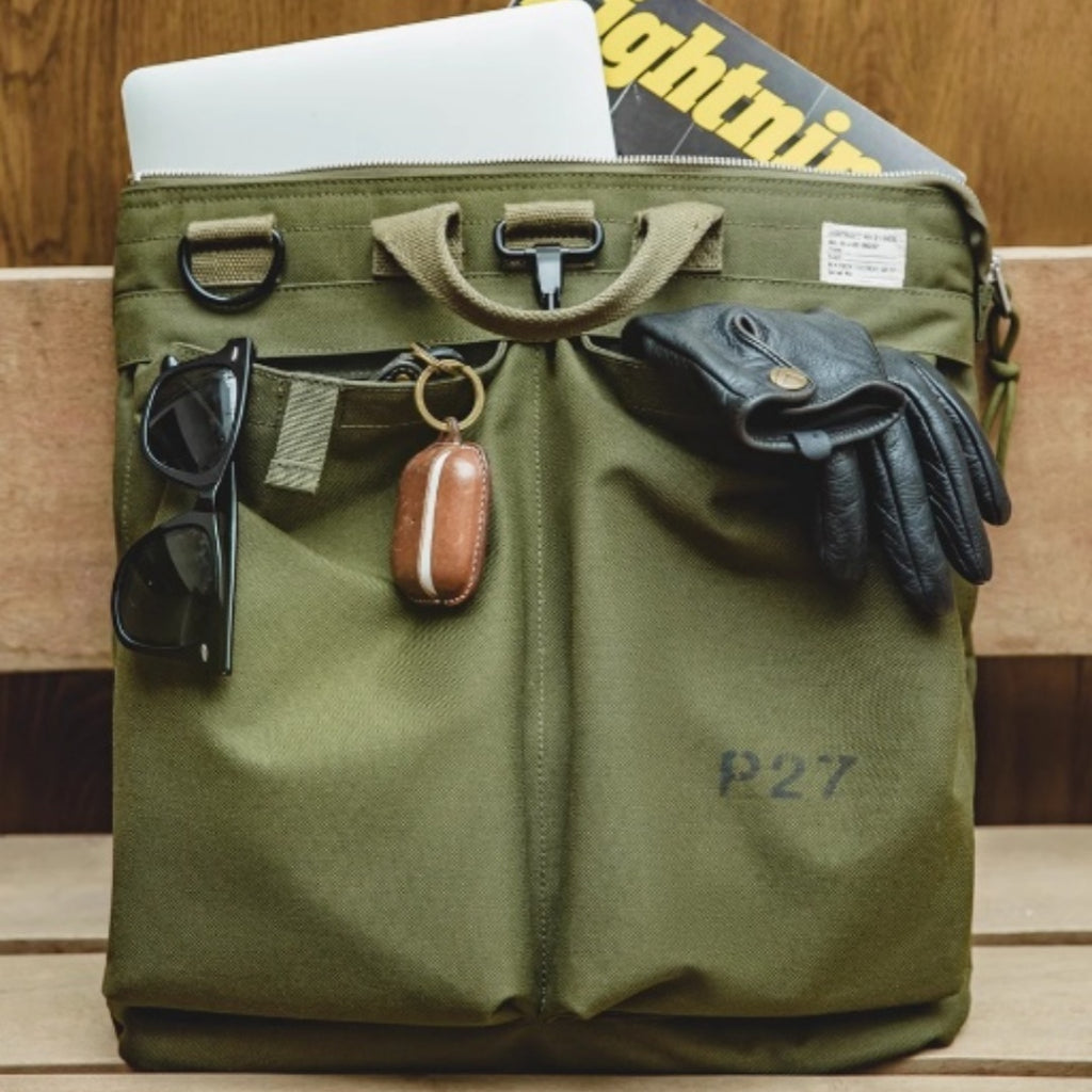 Marden Tooling Helmet Canvas Crossbody Bag Shoulder