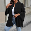 Women's Casual High Neck Long Wool Coat