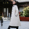Retro Women's Artistic Cotton And Linen Clothing Buckle Cotton-padded Jacket