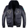 Leather Jacket Flight Suit For Men