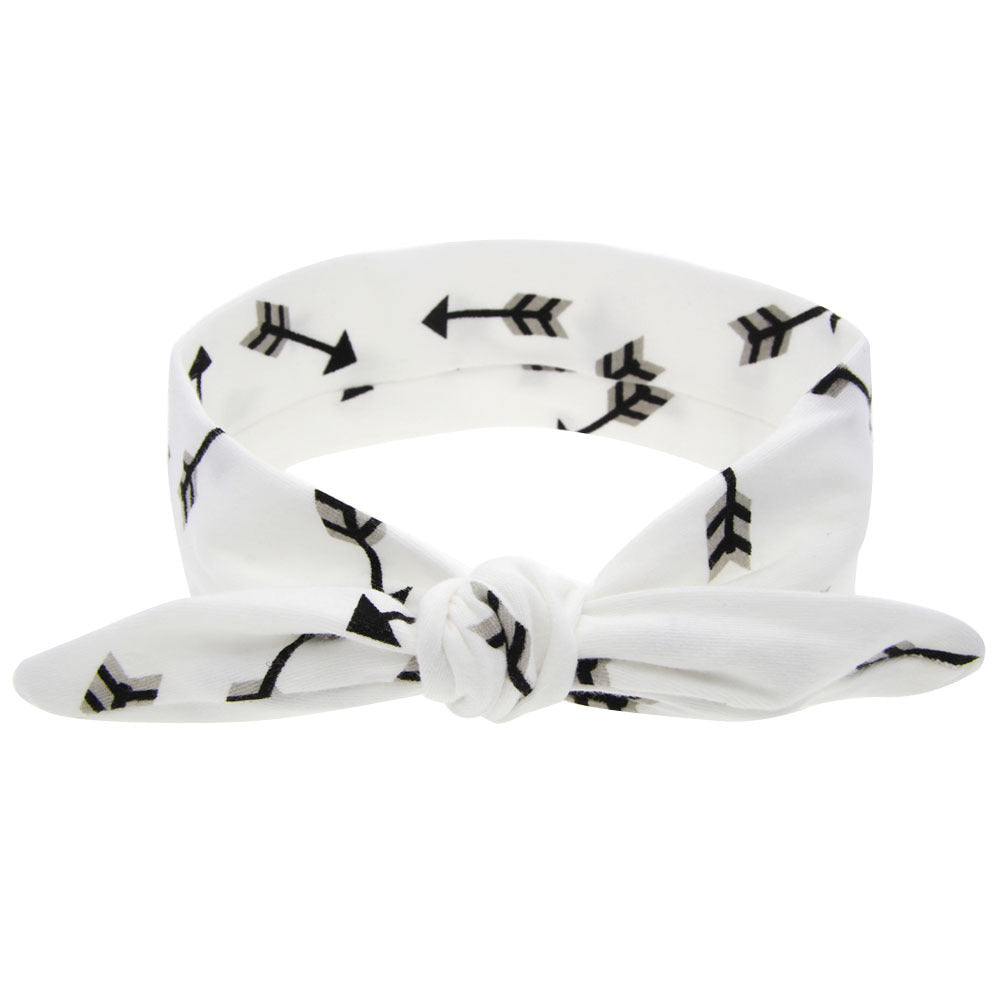New Printed Children Diy Rabbit Ear Headband Parent-Child Suit
