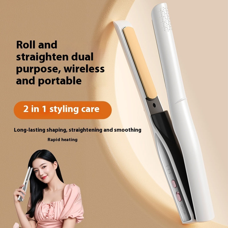 Radio Splint Hair Straightener Portable USB Charging