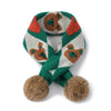 Cartoon Bear Rabbit Piercing Rabbit Hair Ball Knitted Wool Scarf