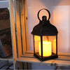 Fireplace Storm Lantern European Style Candle Light LED Furnishings Christmas Home Lights
