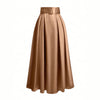 Women's High Waist Pure Color Skirt